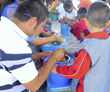Estudiantes del CINUG implementan Comunidades de Aprendizaje en preescolar