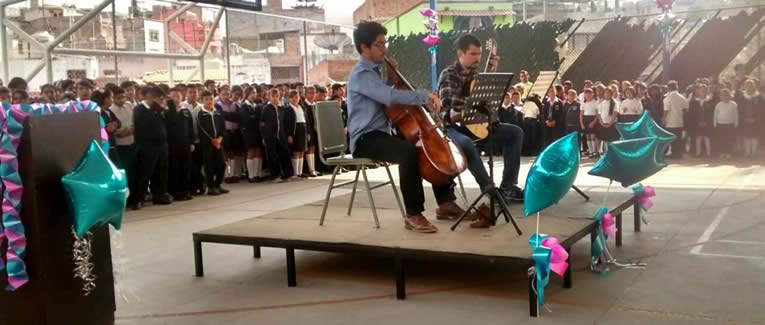 presentacion musical de alumnos del departamento de musica